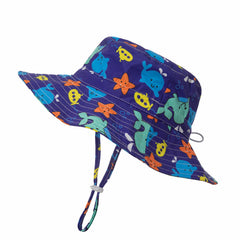 Marine Animal Shade Kids Fisherman Cap
