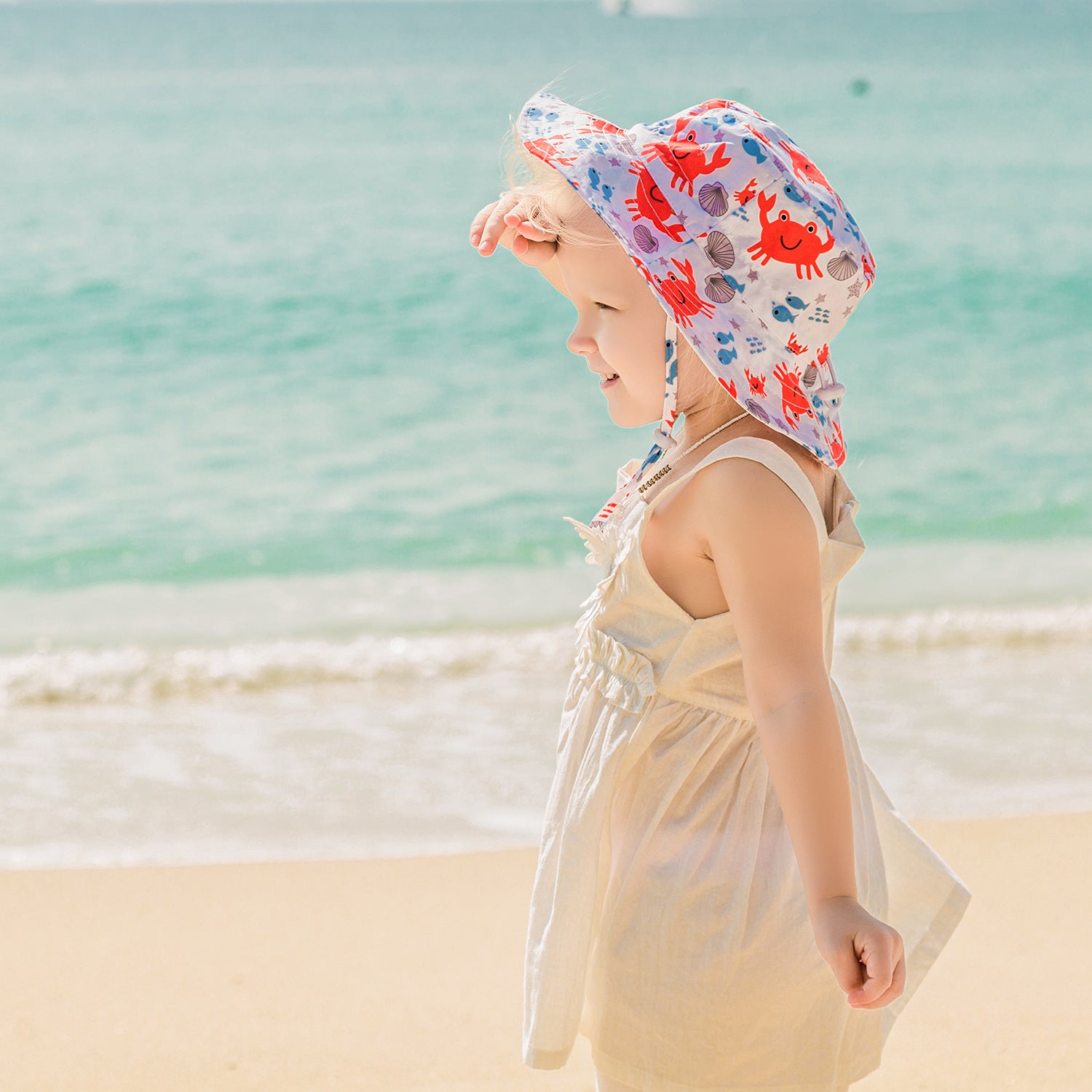 Marine Animal Shade Kids Fisherman Cap