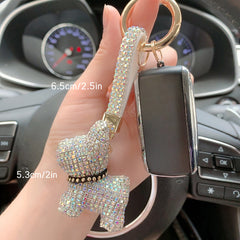 Cute Dog Keychain for Girls, Bag Ornament, Key Accessories