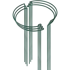 6pcs Tall Plant Support Stakes Metal Half Round Garden Plant Support Peony Cage