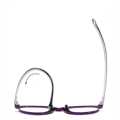 Round Anti-Eyestrain Reading Glasses for Men Women