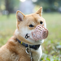 Breathable Dog Muzzle For Aggressive Dogs - Secure Anti Barking Mouth Cover