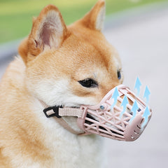 Breathable Dog Muzzle For Aggressive Dogs - Secure Anti Barking Mouth Cover