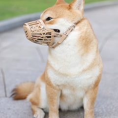 Breathable Dog Muzzle For Aggressive Dogs - Secure Anti Barking Mouth Cover