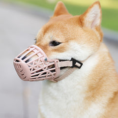 Breathable Dog Muzzle For Aggressive Dogs - Secure Anti Barking Mouth Cover