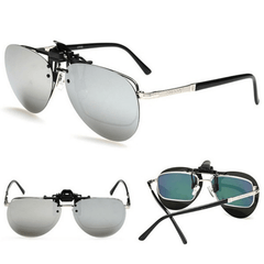 Polarized Night Vision Clip on Lens Driving Sunglasses