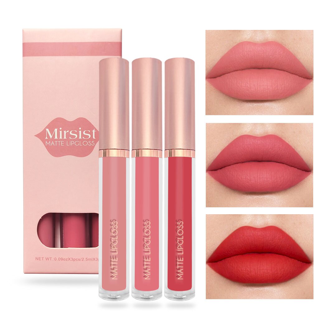 Waterproof Matte Lip Stain Set Long Lasting Lip Balm