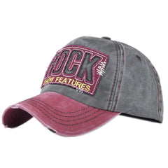 Vintage Embroidered Baseball Cap Men's Sun Protection Duckbill Cap