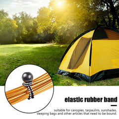 5pcs Bungee Ball Cords for Backpack & Trailers - Elastic Tie Loop Cords