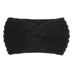 Knitted Headband Coldproof Warm Elastic Cross Knot Hairband