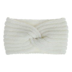 Knitted Headband Coldproof Warm Elastic Cross Knot Hairband