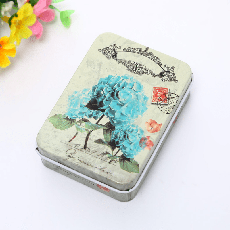 Iron Storage Box for Beads Jewelry with Gift Package