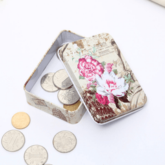 Iron Storage Box for Beads Jewelry with Gift Package