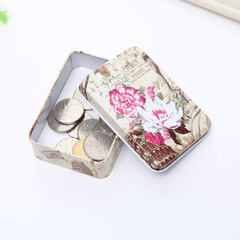 Iron Storage Box for Beads Jewelry with Gift Package
