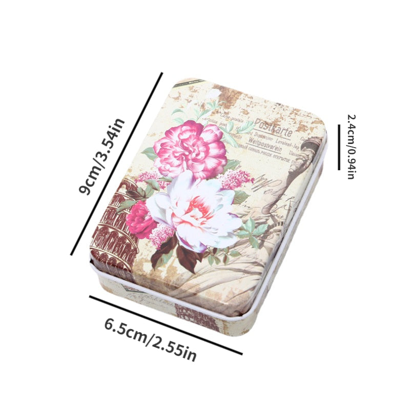 Iron Storage Box for Beads Jewelry with Gift Package