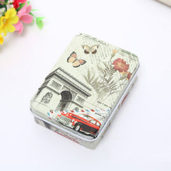 Iron Storage Box for Beads Jewelry with Gift Package