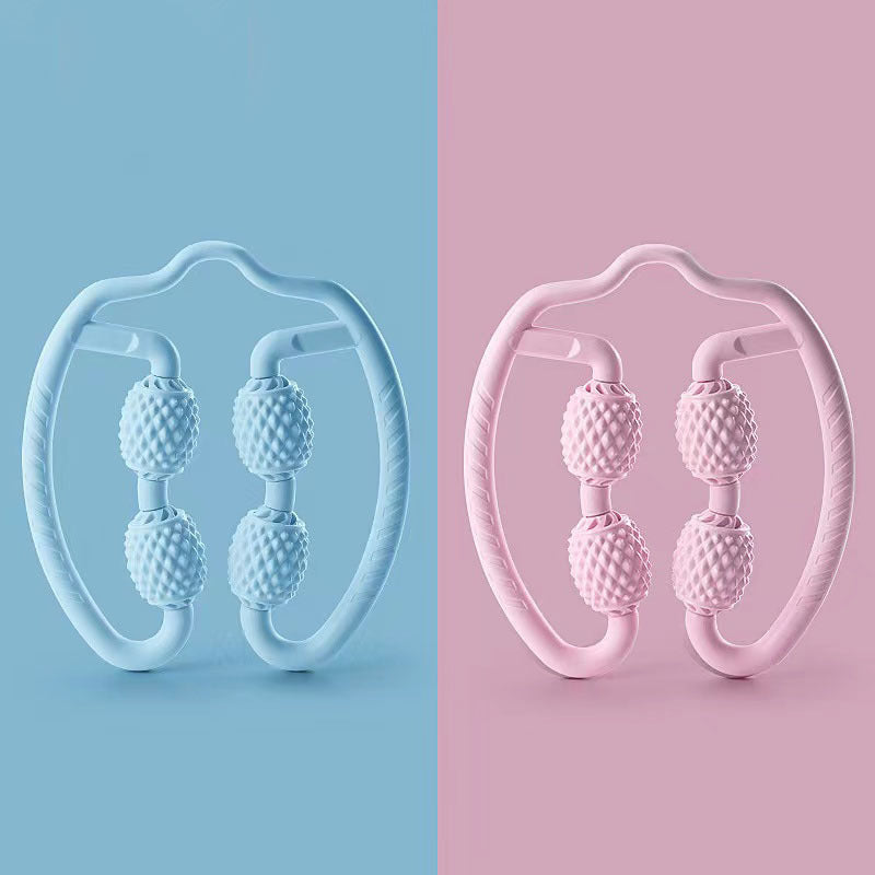 Leg Massager For Muscle Relaxation Yoga Four Wheel Massage Tool