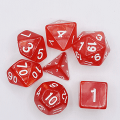 7-Piece Pearl Grain Polyhedral Dice Set