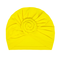 Solid Twist Turban Cap Elastic Pre-tied Head Wrap Casual Bonnet Women Hijab Hat