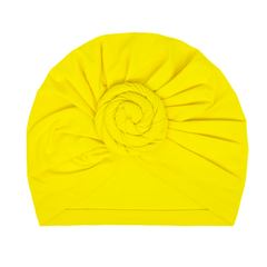 Solid Twist Turban Cap Elastic Pre-tied Head Wrap Casual Bonnet Women Hijab Hat