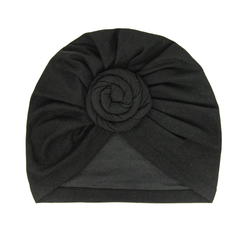 Solid Twist Turban Cap Elastic Pre-tied Head Wrap Casual Bonnet Women Hijab Hat