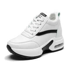 Women's Inner Wedge Sneakers Low Mesh Sports Shoes