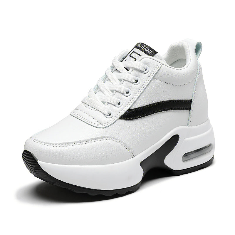 Women's Inner Wedge Sneakers Low Mesh Sports Shoes