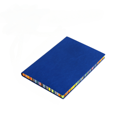 Colorful Edge Soft Leather Handwritten Style Notepad
