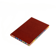 Colorful Edge Soft Leather Handwritten Style Notepad