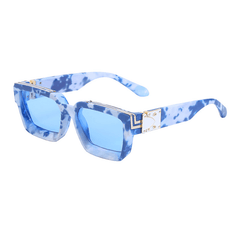 Men Square Frame Sunglasses UV Protection Summer Sunglasses