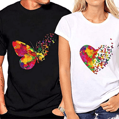 Stylish Butterfly Iron On Heat Transfer Stickers DIY T Shirt Jean Hats Bags