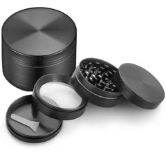 4-Layer Spice Grinder Kitchen Crusher Metal Grinder Multifunctional