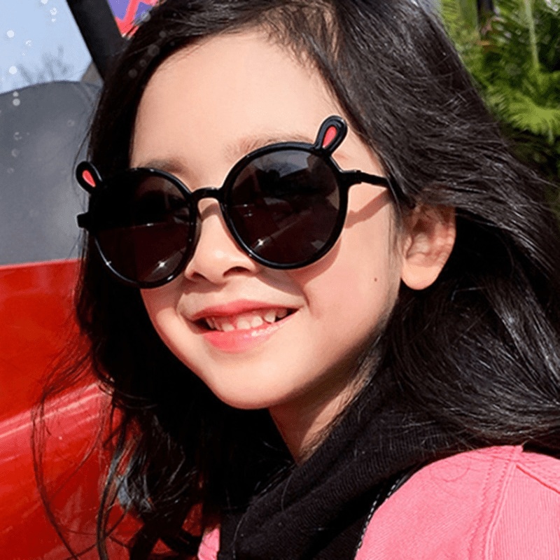 Kids Summer UV Protection Sunglasses With Animal Ear Decoration