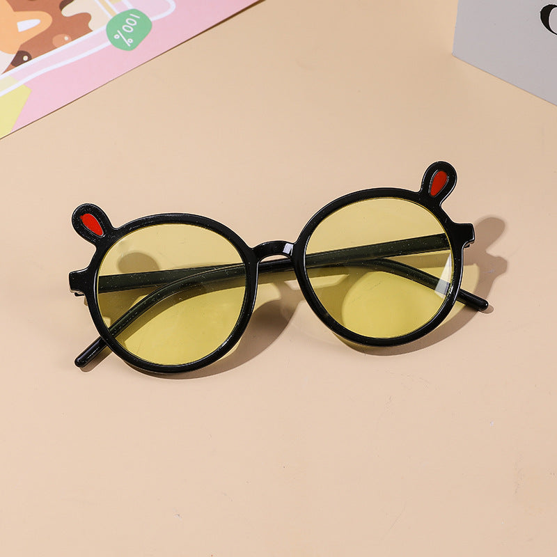 Kids Summer UV Protection Sunglasses With Animal Ear Decoration