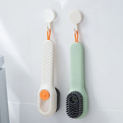 1PC Minimalist Cleaning Brushes with Push Liquid Outlet