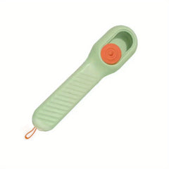 1PC Minimalist Cleaning Brushes with Push Liquid Outlet