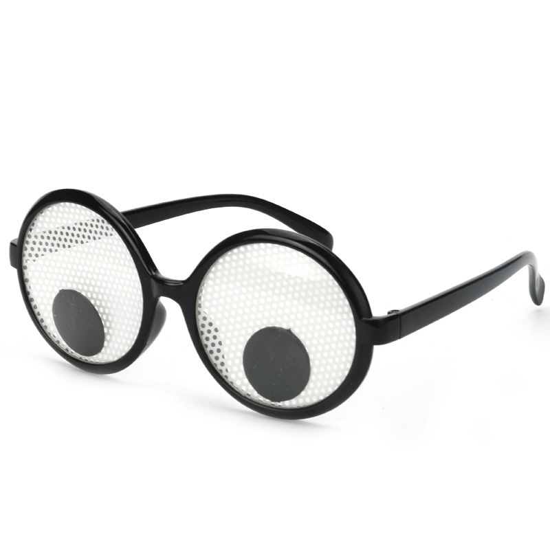 Y2K Wiggle Eyes Funny Glasses Novelty Cosplay Costume