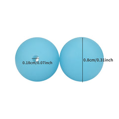 200Pcs Luminous Glow In The Dark Acrylic Spacer Beads Round Ball Beads