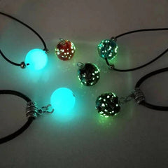 200Pcs Luminous Glow In The Dark Acrylic Spacer Beads Round Ball Beads