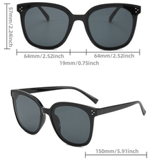 Men's Retro Square Sunglasses UV Protection