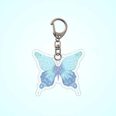 Butterfly Colorful Keychain Acrylic Bag Pendant Girl Ornament