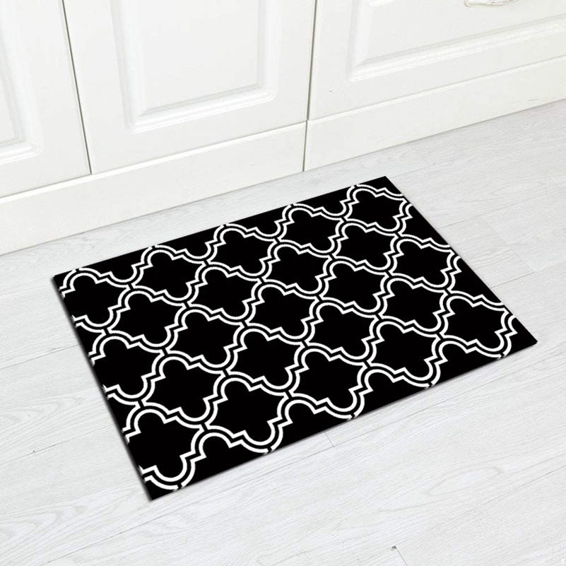 Non Slip Waterproof Kitchen Floor Mat Soft Thickened Mat for Entrance Living Roo