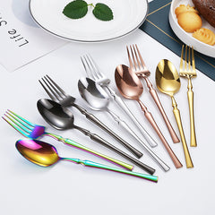 16pcs Stainless Steel Flatware Set for Restaurants