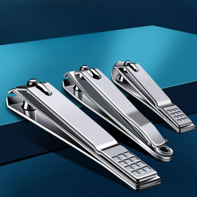Portable Stainless Steel Nail Clippers Nail Cutter Pedicure Tools