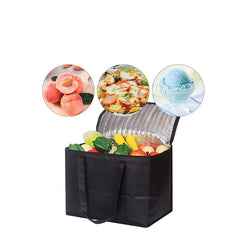 Insulated Grocery Bags Keep Food Hot & Cold for Camping