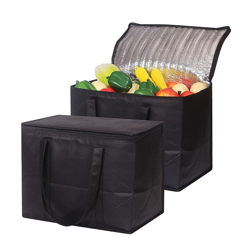Insulated Grocery Bags Keep Food Hot & Cold for Camping