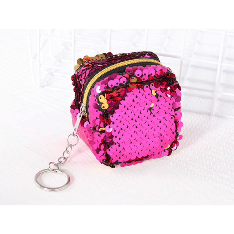 Kids Sequins Coin Purse Mini Wallet For Girls