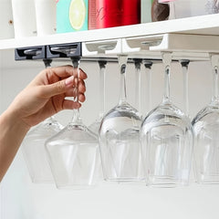 Inverted Wine Glass Holder Kitchen Cup Holder Household Wine Cabinet Bar Hanging