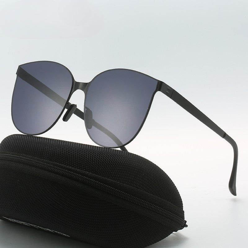 Men's Large Frame Sunglasses UV Protection Polarizer Glasses
