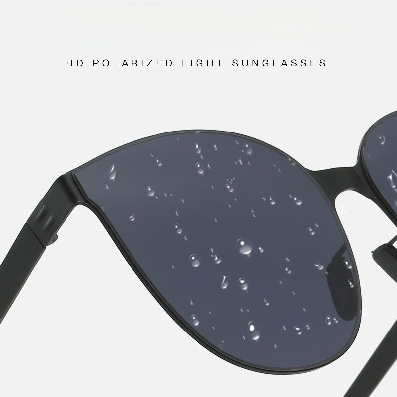 Men's Large Frame Sunglasses UV Protection Polarizer Glasses
